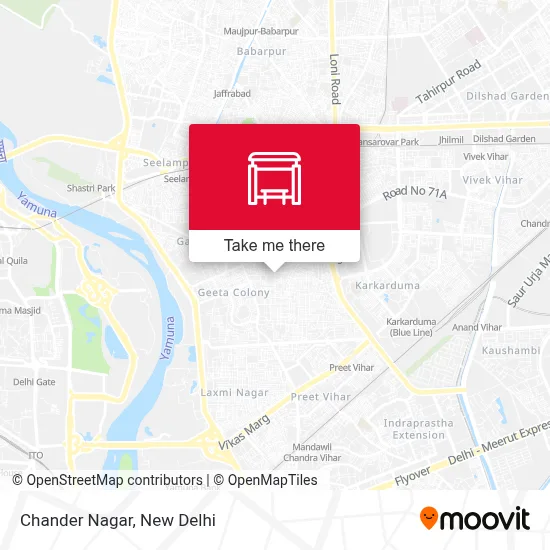 Chander Nagar map