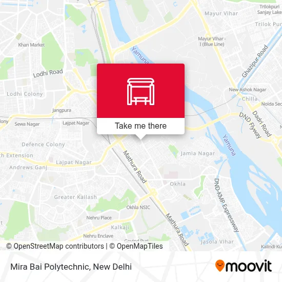 Mira Bai Polytechnic map