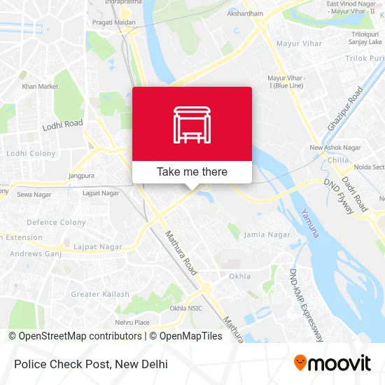 Police Check Post map