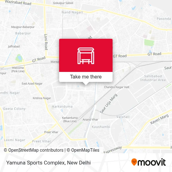 Yamuna Sport Complex map