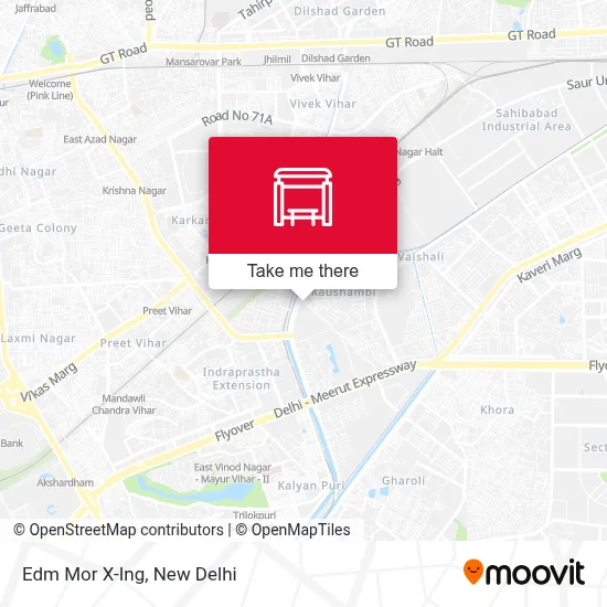 Edm Mor X-Ing map