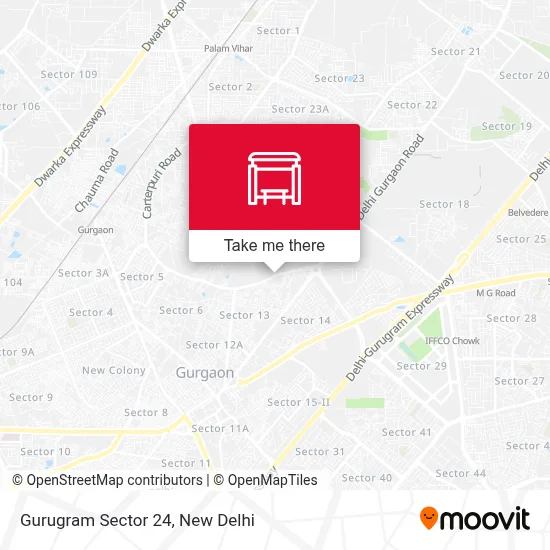 Gurugram Sector 24 map