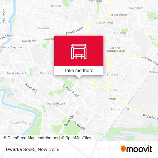 Dwarka Sec-5 map
