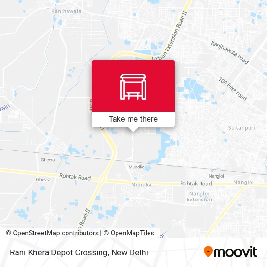 Rani Khera Depot Crossing map