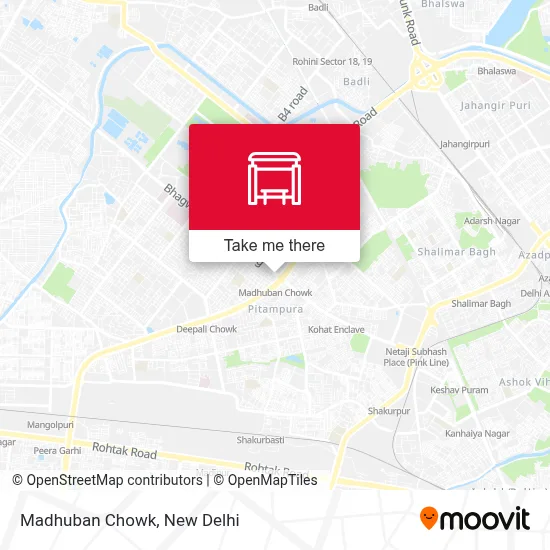 Madhuban Chowk map