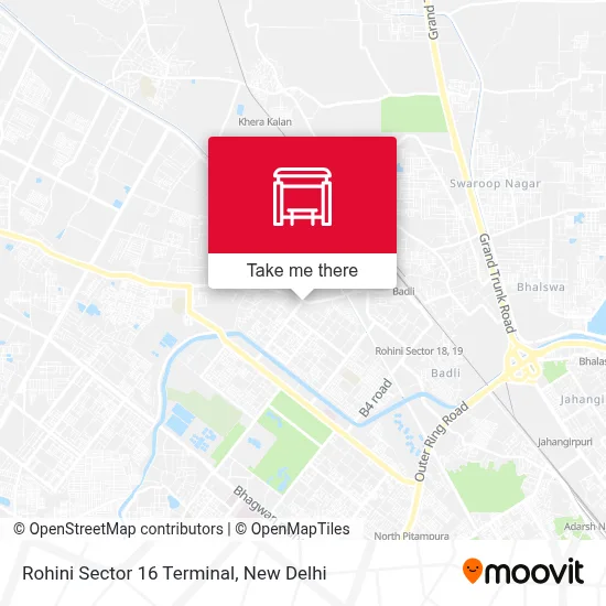 Rohini Sec 16 (T) map