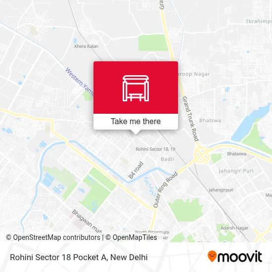 Rohini Sec 18 Pocket A map