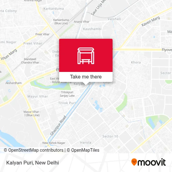 Kalyan Puri map