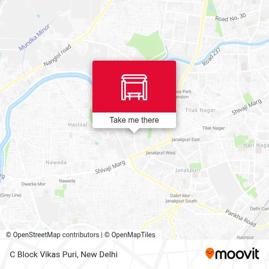 C Block Vikas Puri map