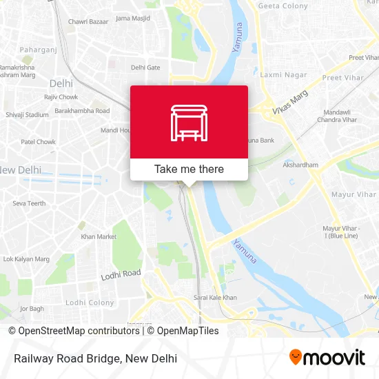 Railway Road Bridge map