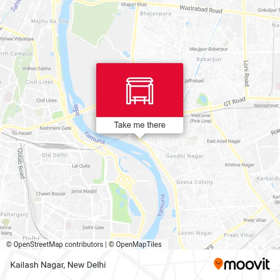 Kailash Nagar map