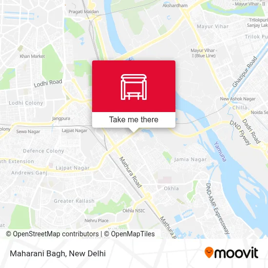 Maharani Bagh map