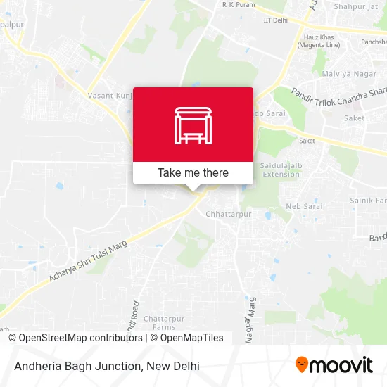 Andheria Bagh More map