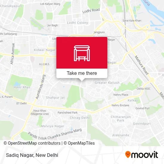 Sadiq Nagar map