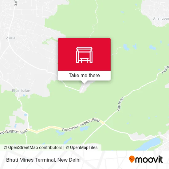 Bhati Mines (T) map