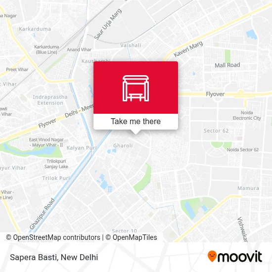 Sapera Basti map