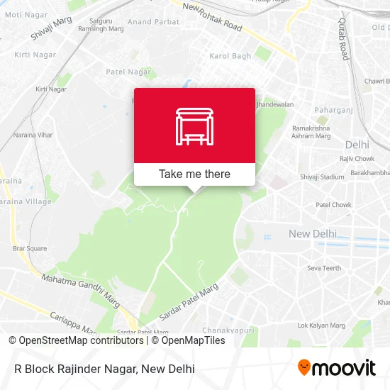 R Block Rajinder Nagar map