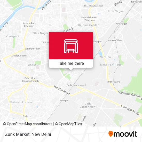 Zunk Market map