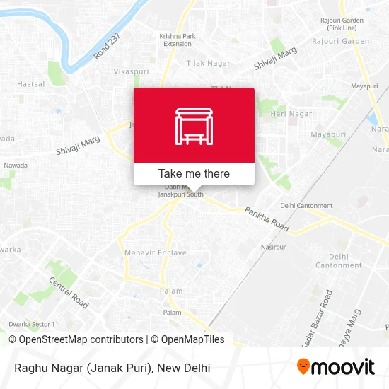 Raghu Nagar (Janak Puri) map