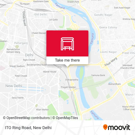 ITO Ring Road map