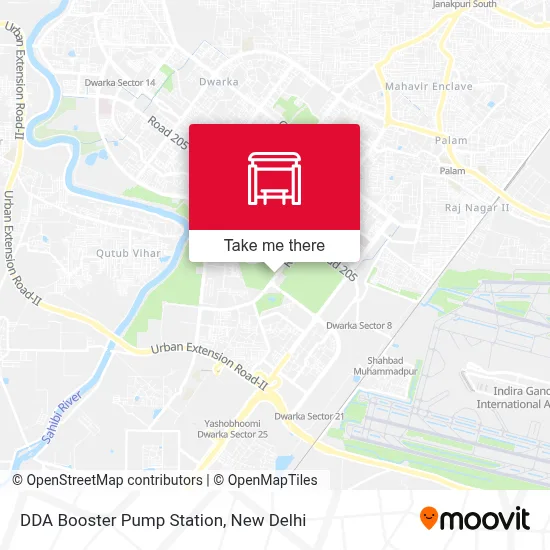 DDA Booster Pump Station map