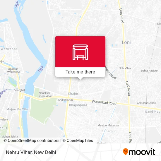 Nehru Vihar map