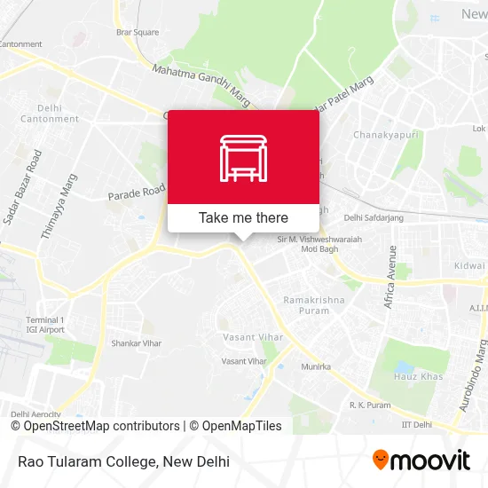 Rao Tularam College map
