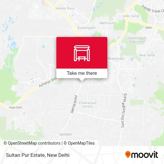 Sultan Pur Estate map