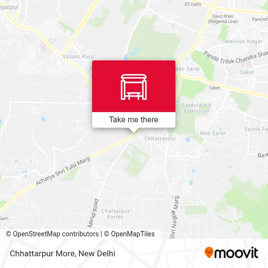 Chhattarpur More map