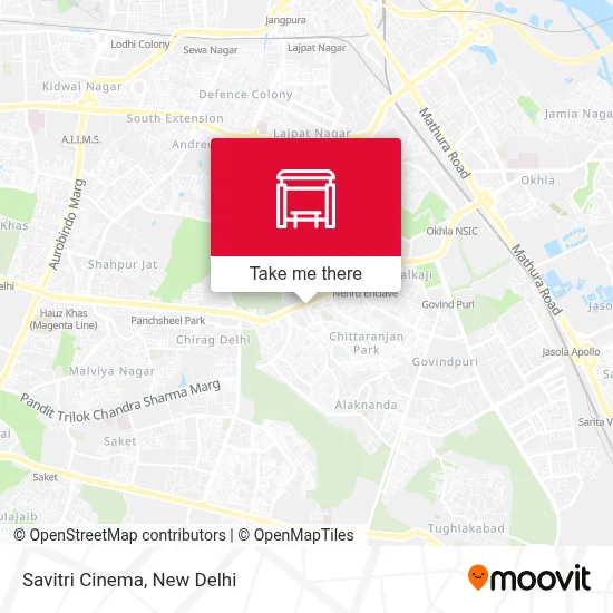 Savitri Cinema map