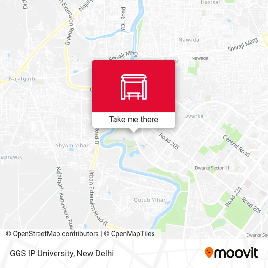 GGS IP University map
