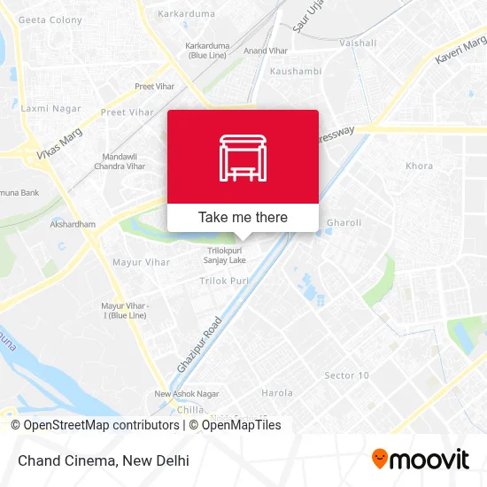 Chand Cinema map