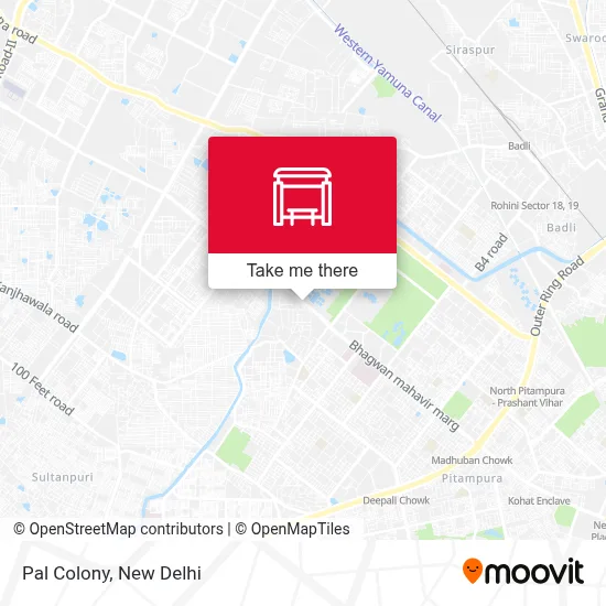 Pal Colony map
