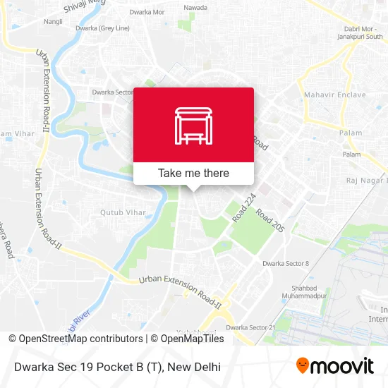 Dwarka Sec 19 Pocket B (T) map