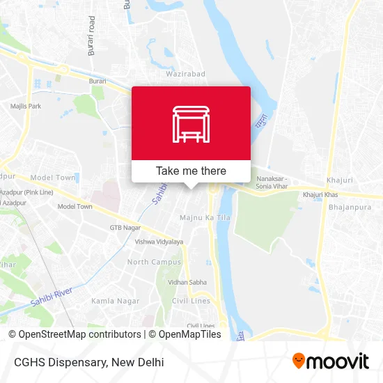 CGHS Dispensary map