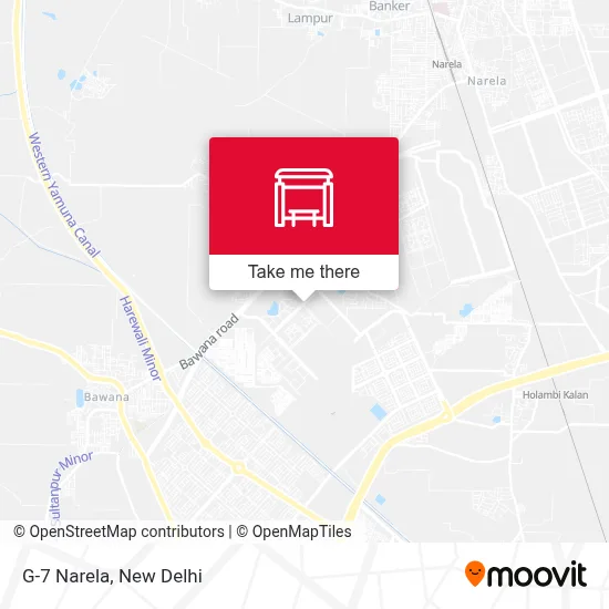 G-7 Narela map
