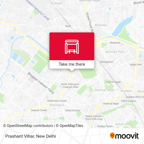Prashant Vihar map