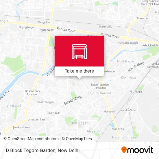 D Block Tegore Garden map