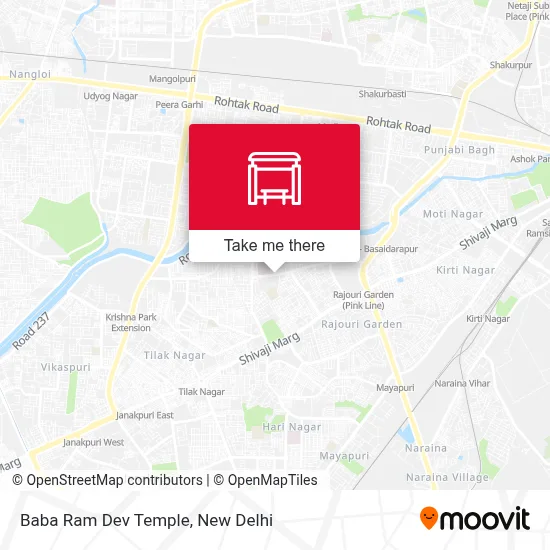 Baba Ram Dev Mandir map