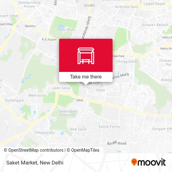 Saket Market map