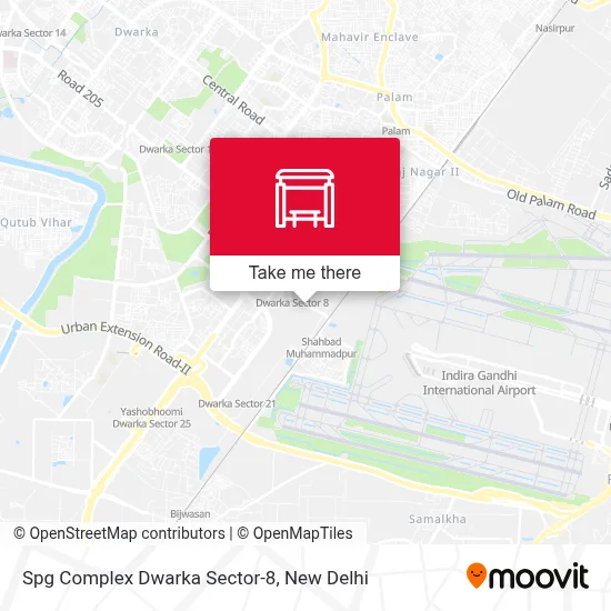 Spg Complex Dwarka Sector-8 map