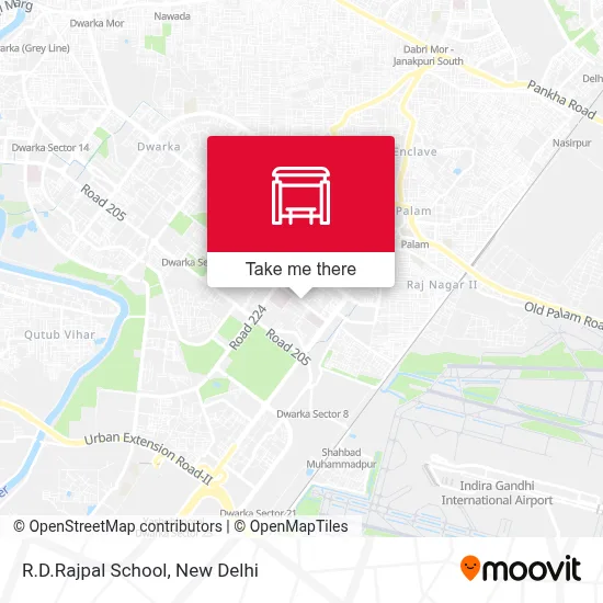 R.D.Rajpal School map