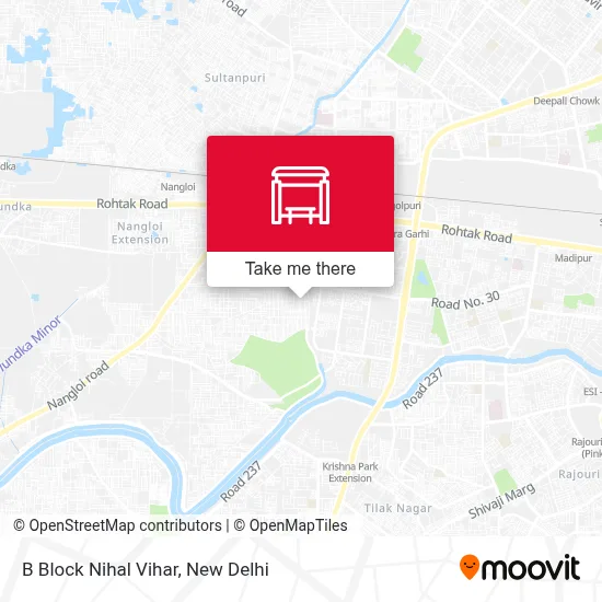 B Block Nihal Vihar map