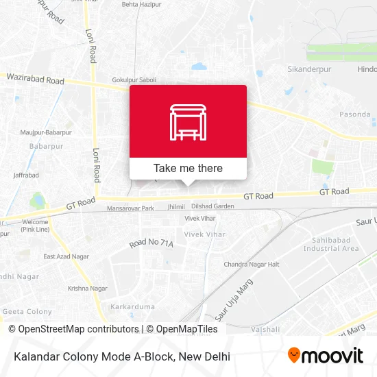 Kalandar Colony Mode A-Block map