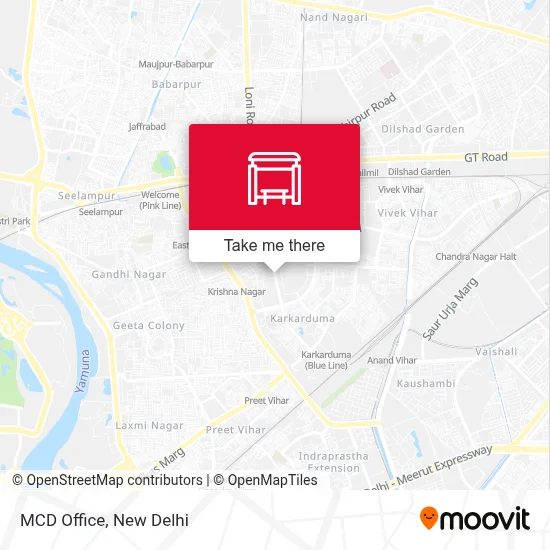 MCD Office map