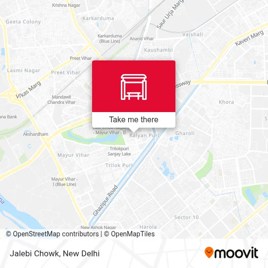 Jalebi Chowk map