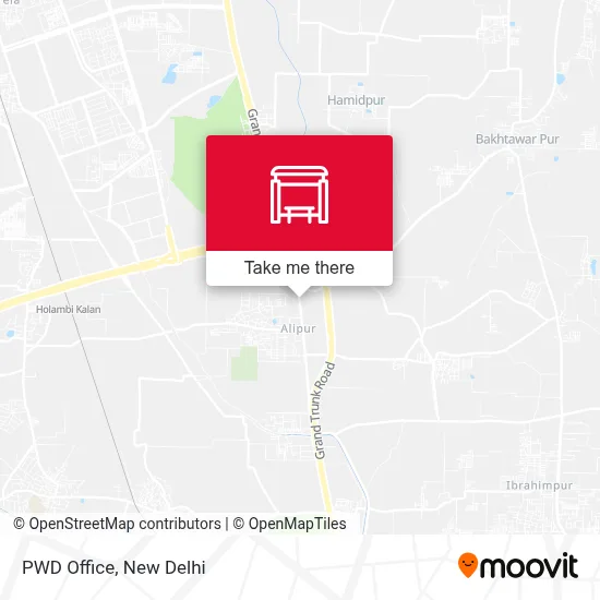 PWD Office map