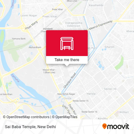 Sai Baba Mandir map