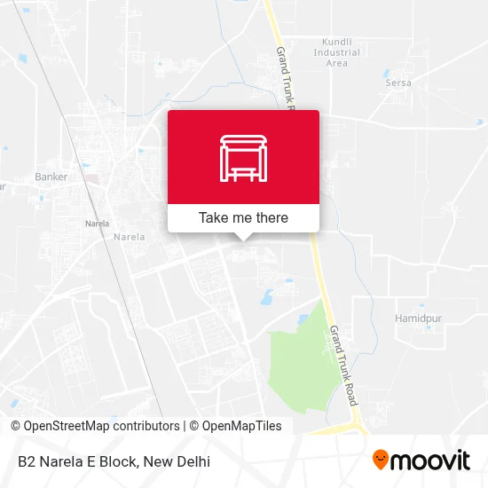 B2 Narela E Block map