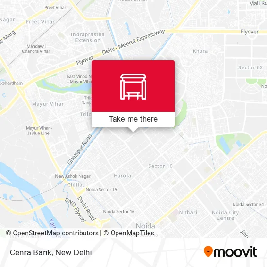Cenra Bank map